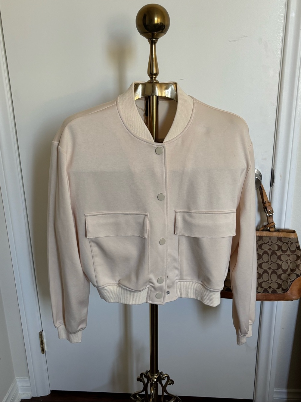Windsor • Cream Bomber Jacket